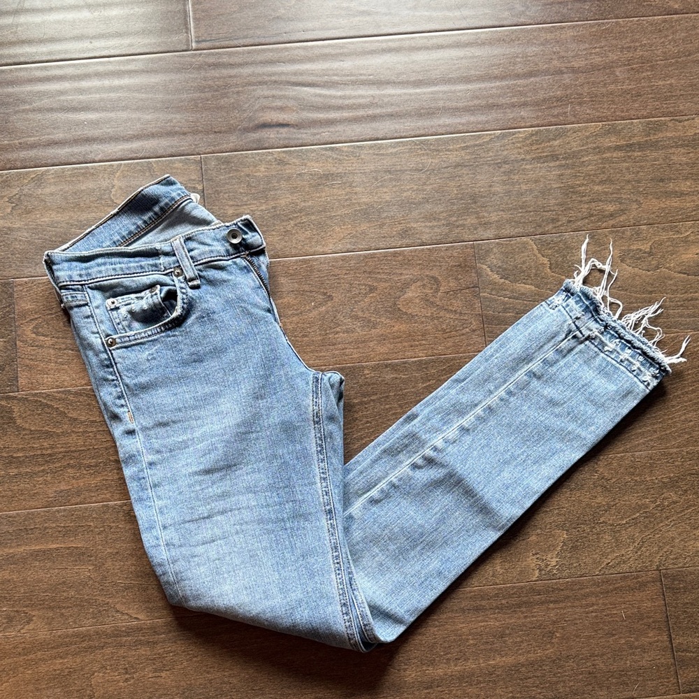 Rag & Bone Dre Frayed Hem Jeans